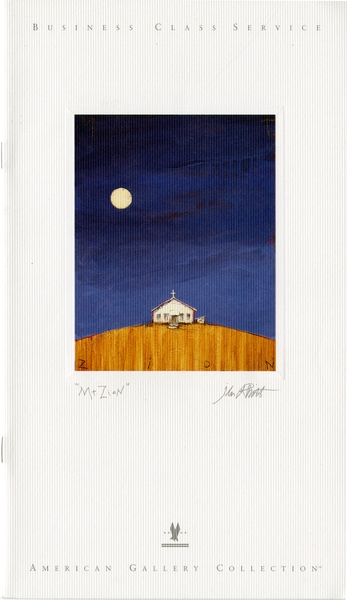 Image: menu: American Airlines, Business Class