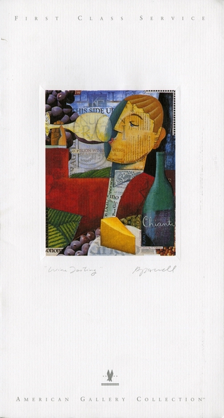 Image: menu: American Airlines, First Class