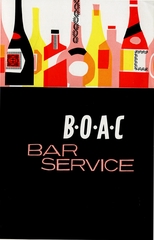 Image: menu: BOAC (British Overseas Airways Corporation)