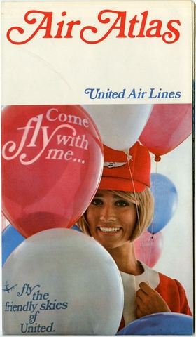 Route map: United Air Lines, system map