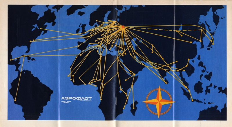 Image: timetable: Aeroflot Soviet Airlines