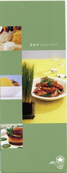 Image: menu: Air Canada