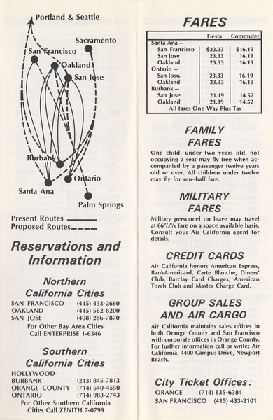 Image: timetable: Air California