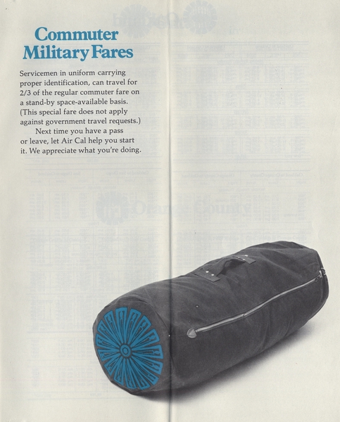 Image: timetable: Air California