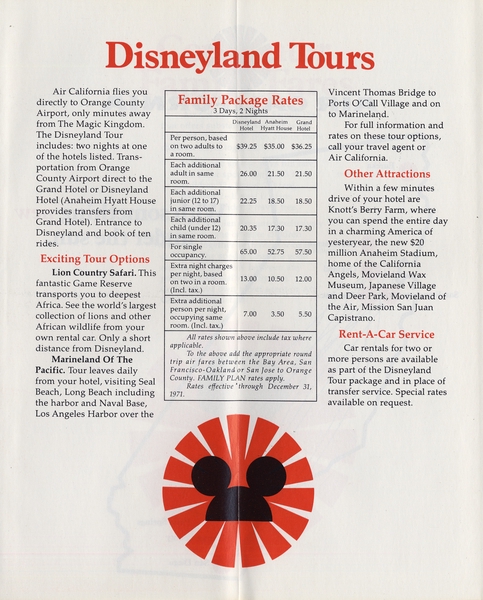 Image: timetable: Air California