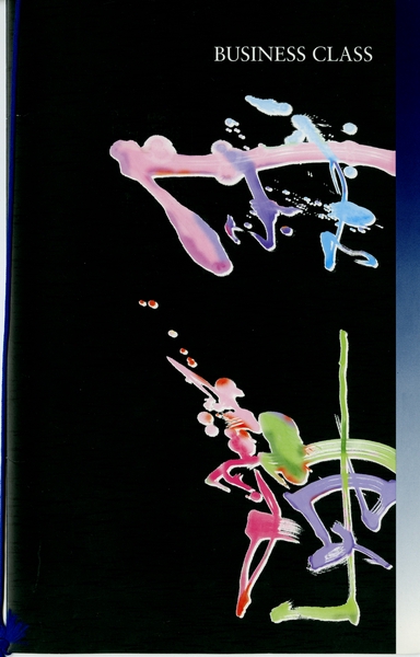 Image: menu: Cathay Pacific Airways, Business Class