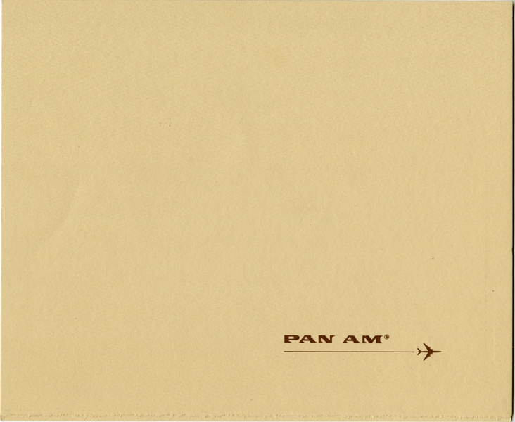 Image: menu: Pan American World Airways