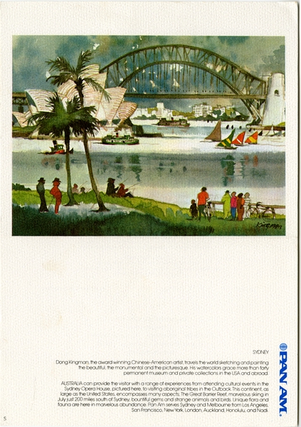 Image: menu: Pan American World Airways, First Class