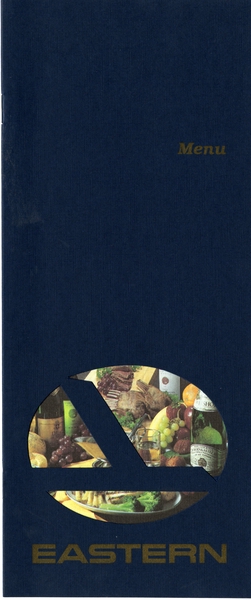 Image: menu: Eastern Air Lines