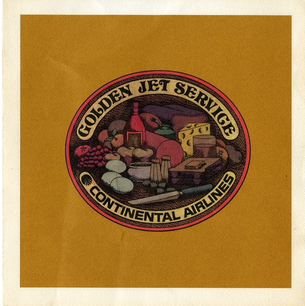 Image: menu: Continental Airlines