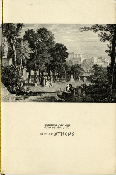 Image: menu: Olympic Airways