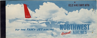 Image: ticket: Northwest Orient Airlines