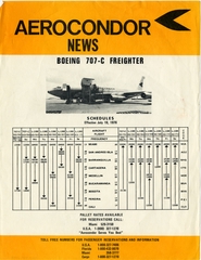 Image: timetable: Aerocondor, Boeing 707-C