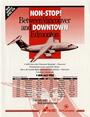 Image: timetable: Air BC, Air Canada