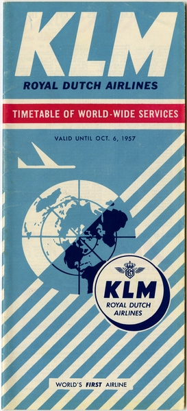 Image: timetable: KLM (Royal Dutch Airlines)
