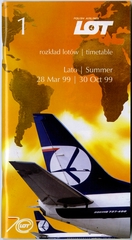 Image: timetable: LOT (Polish Airlines)