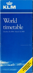Image: timetable: KLM (Royal Dutch Airlines)