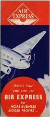 Image: brochure: Air Express, general service