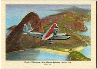 Image: menu: Pan American World Airways, Historic First Flights series, Sikorsky S-42