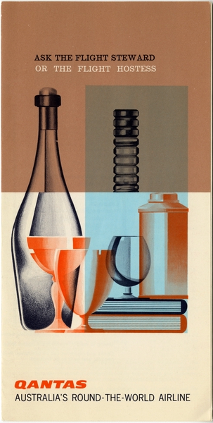 Image: menu: Qantas Airways