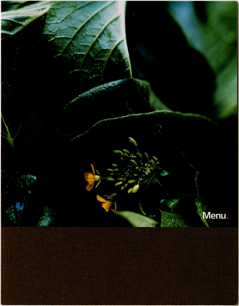 Image: menu: Qantas Airways, Economy Class