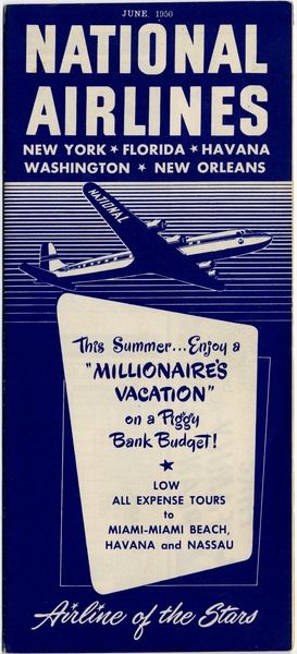 Image: timetable: National Airlines