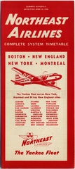 Image: timetable: Northeast Airlines