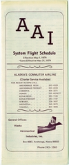 Image: timetable: Alaska Aeronautical Industries