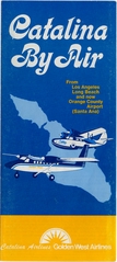 Image: timetable: Catalina Air Lines, Golden West Airlines