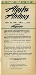 Image: timetable: Alaska Airlines, includes Horizon Air