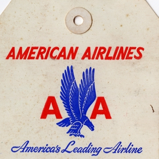 Image #2: baggage destination tag: American Airlines