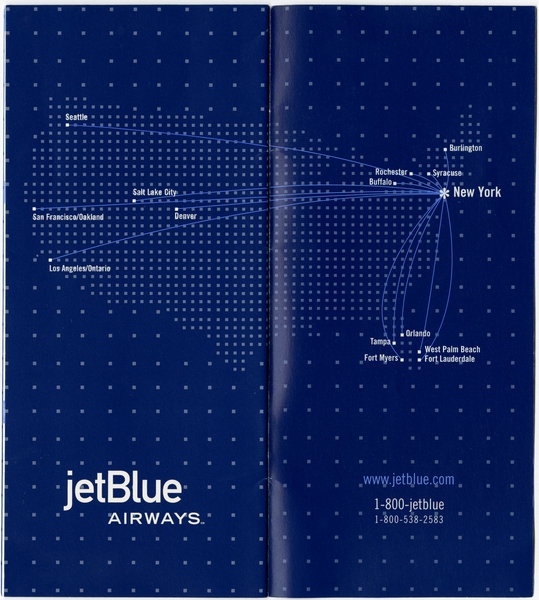 Image: timetable: JetBlue Airways