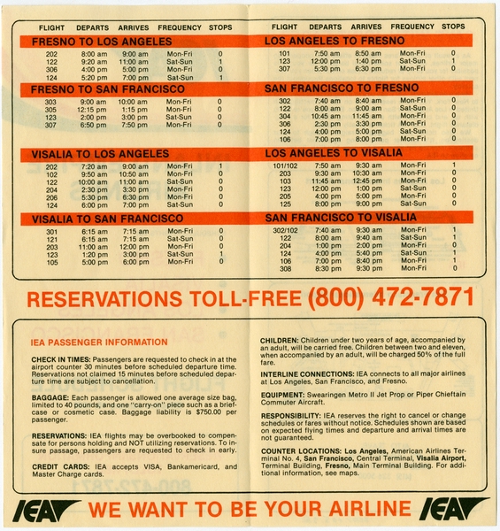 Image: timetable: Inland Empire Airlines (IEA)