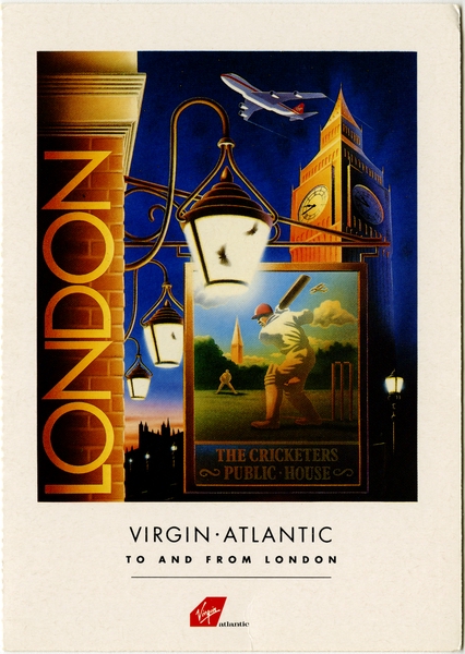 Image: menu: Virgin Atlantic