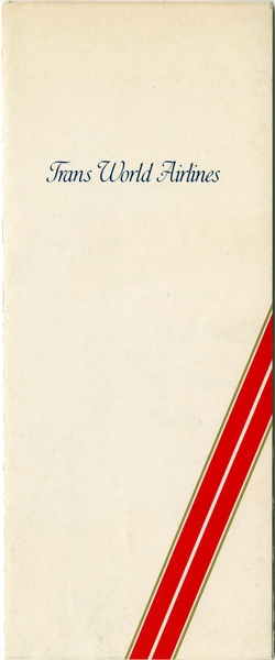 Image: menu: TWA (Trans World Airlines)