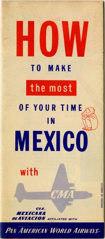 Brochure: CIA. Mexicana de Aviación, Mexico