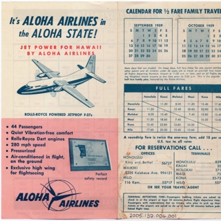 Image #4: timetable: Aloha Airlines