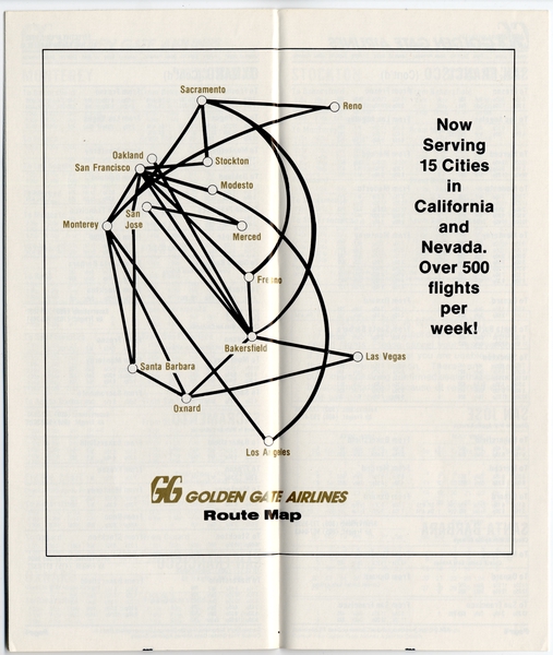 Image: timetable: Golden Gate Airlines