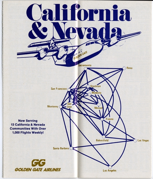 Image: timetable: Golden Gate Airlines