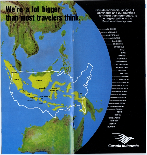 Image: timetable: Garuda Indonesia