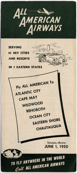 Image: timetable: All American Airways