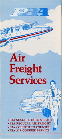 Brochure: PBA Air Freight Services, general service