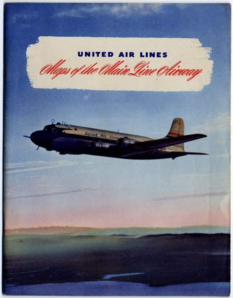 Image: route map: United Air Lines