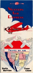Image: brochure: Western Air Express, general service