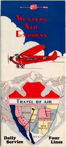 Brochure: Western Air Express, general service