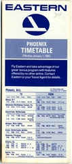 Image: timetable: Eastern Air Lines, Phoenix