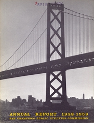 Image: annual report: San Francisco Public Utilities Commission, 1958/1959 [1 issue: 1958/1959]
