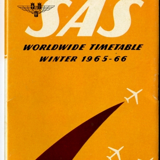 Image #1: timetable: Scandinavian Airlines System (SAS), winter schedule