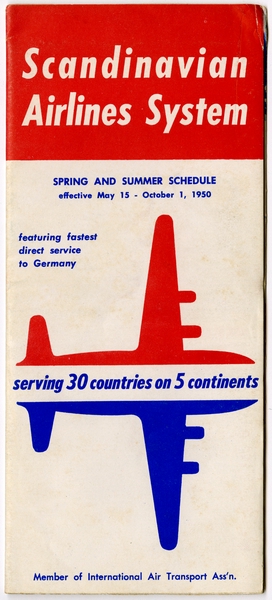 Image: timetable: Scandinavian Airlines System (SAS)