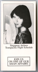 Image: timetable: Singapore Airlines
